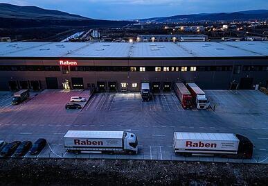 Noul depozit Raben din Cluj, un depozit logistic de ultimă generație și conexiuni zilnice directe cu Europa