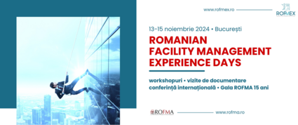 Alăturați-vă celui mai important eveniment românesc din domeniile workplace, property și facility management la aniversarea a 15 ani de activitate ROFMA!