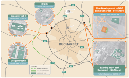 WDP valorifică rezervele de teren pentru un proiect de dezvoltare preînchiriat de amploare, de 54.000 m²