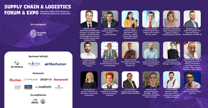 Supply Chain & Logistics Forum & Expo - 26 septembrie 2025: 18 experți explorează, la București, transformările majore în context local și internațional