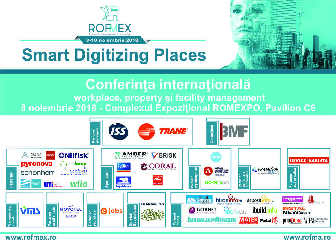Smart Digitizing Places! Conferință Internațională de Workplace, Property și Facility Management