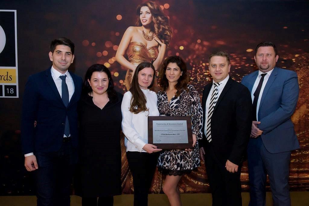 CTP câștigă premiile Best Warehouse Development and Developer și Dezvoltatorul Industrial al anului 2018