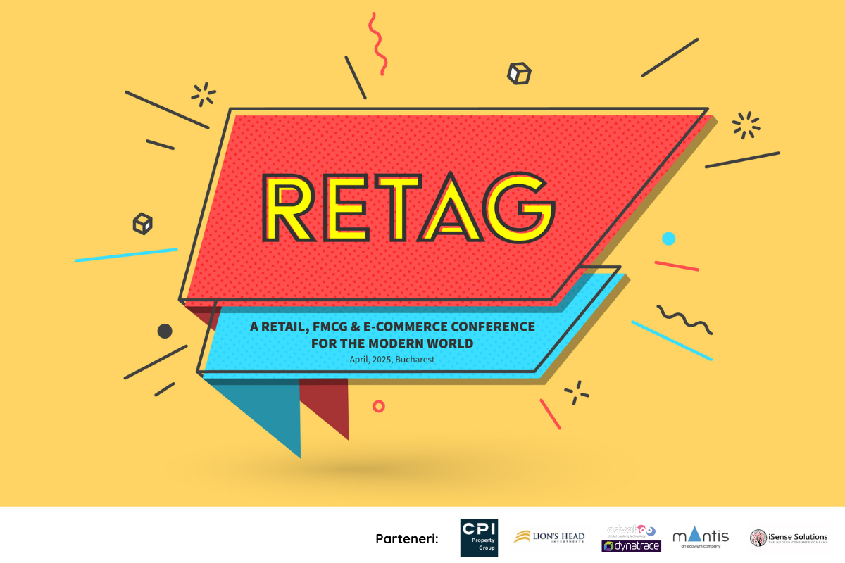 reTAG 2025: Pe 4 aprilie discutăm, la București, despre tendințele din retail, FMCG și e-commerce, în contextul noilor realități economice