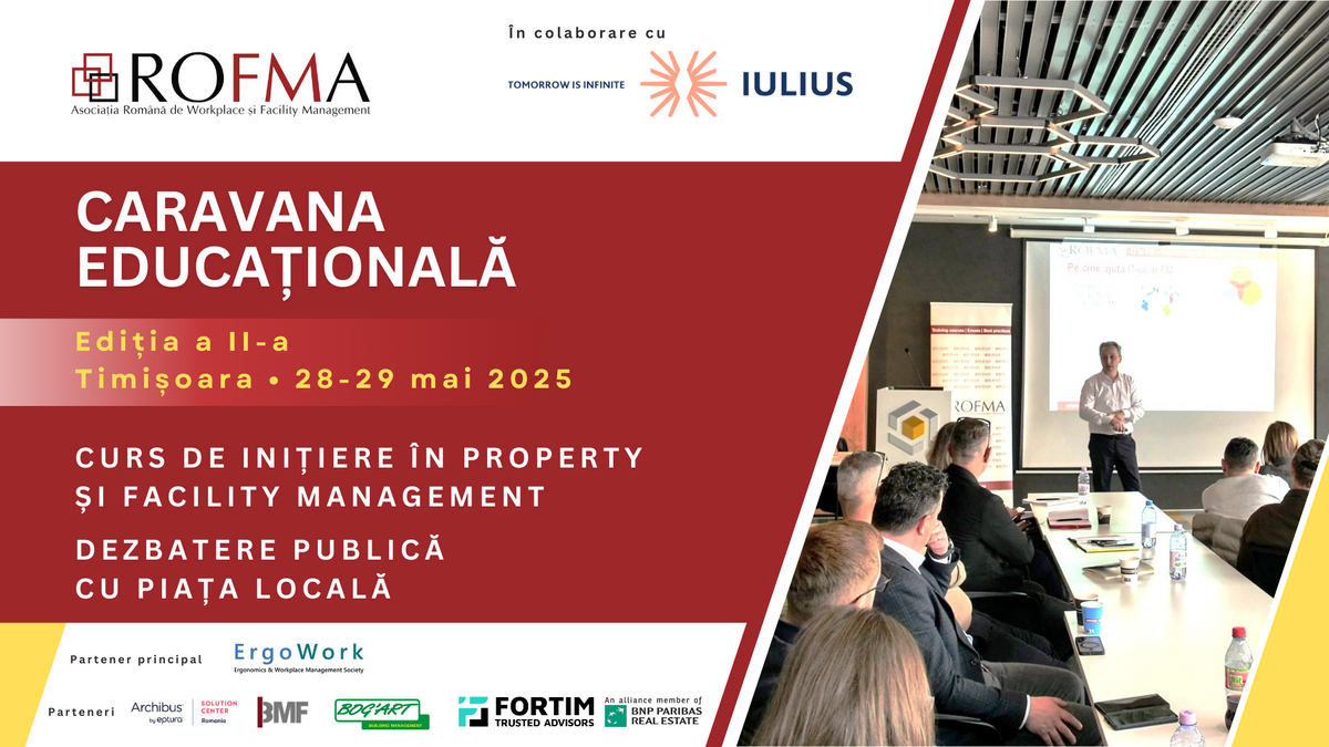 CARAVANA EDUCAȚIONALĂ ROFMA, 28-29 mai 2025, Iulius Congress Hall, Timișoara