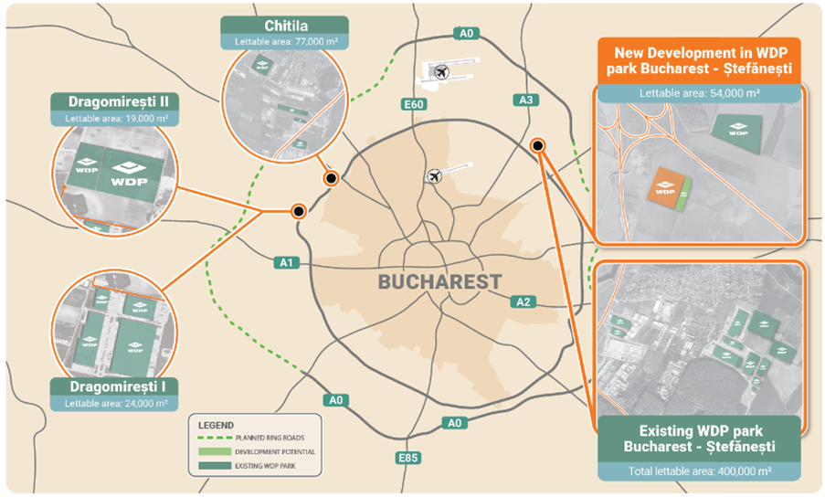 WDP valorifică rezervele de teren pentru un proiect de dezvoltare preînchiriat de amploare, de 54.000 m²