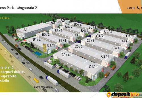 Depozite de închiriat în Business Park Recon Mogosoaia 2