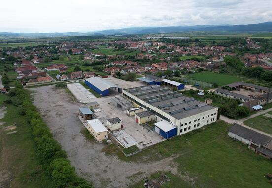 Oferta! Proprietate 5200mp hale cu 3,1 ha teren intravilan, Miercurea Sibiului